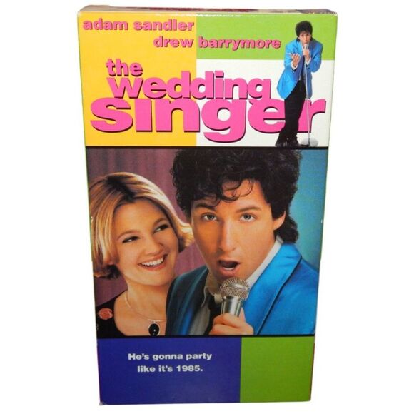 THE WEDDING SINGER vintage VHS in original paper case - Picture 1 of 7